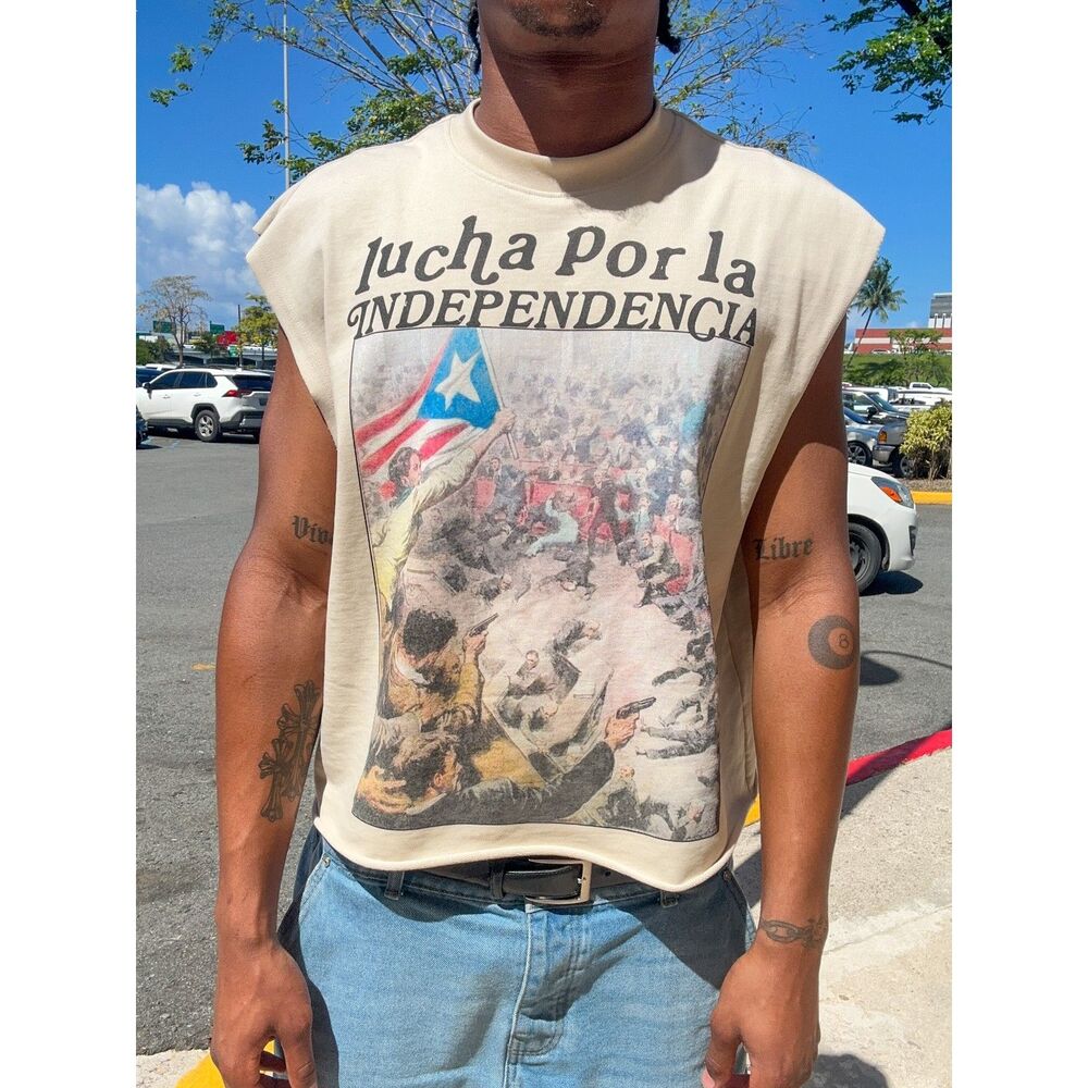 Chance In Heaven Lucha Por La Independencia Tank - Cream